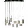 SPSPIL10GRCR12V Suspension droite 10 Lumieres Gris - SPILLRAY AXO Light