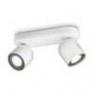 564923116 Barre de 2 Spots orientables LED Blanc - LEDINO Philips