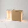326122 Lampe Gris clair - BOITE A LUMIERE adonde