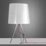 798/BI Lampe a poser M Alu/Blanc - EVA Martinelli Luce