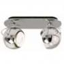 D57 G19 15 Barre 2 spots chrome - BELUGA Fabbian