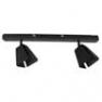 88148 noir Barre 2 Spots Noir - SCANDINAVIA Corep
