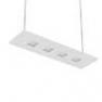 100-20C70.20N0BL/DE + 100-00268 Suspension Blanc Neutre 70cm - LARIS Nowleds