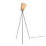 Oslo Wood Beige shade metallic feet Lampadaire Chrome/Beige - OSLO WOOD Northern Lighting