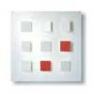 I409 V07 Tableau lumineux/Applique Blanc V07 - METALO 9 Dix Heures Dix