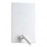 4416/011 Applique Rectangle Metal Blanc - FLAT Alma Light