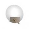 4415/016 Applique Rond Metal/Verre Nickel - FLAT Alma Light