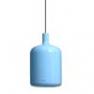 Suspension Bulb Bleu fil et plafonnier noir Suspension Bleu - LAMPE BULB Bob Design