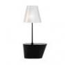 362104700 + 862282501 Lampadaire Noir/Blanc chinz - AMERICA Metalarte