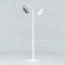 HCA2302030015 Lampadaire d'exterieur double chauffant L Blanc/Chrome - HOTDOOR Phormalab