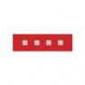 100-20C70.20N0RJ/DE + 100-00269 Plafonnier Rouge Neutre 70cm - LARIS Nowleds