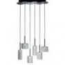 SPSPILL6CSCR12V Suspension droite 6 Lumieres Transparent - SPILLRAY AXO Light