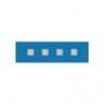 100-20C70.20N0CL/DE + 100-00269 Plafonnier Bleu Clair Neutre 70cm - LARIS Nowleds