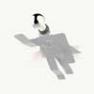 SUPER MOONWALK BLANC Suspension Blanc - SUPER MOONWALK Thomas de Lussac