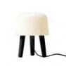 20403194 Lampe pied noir/fil noir - MILK & Tradition