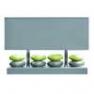0133502 Lampe a poser Gris & Vert - VIRGINIA Seynave