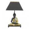 0118127 Lampe a poser Noir & Or - BOUDDHA Seynave