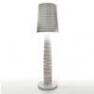 LADY JANE LACQUE RAYE - blanc sur base neutre Lampadaire d'exterieur Blanc - LADY JANE Serralung