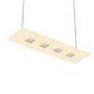 100-20C70.20N0OC/DE + 100-00268 Suspension Ivoire Neutre 70cm - LARIS Nowleds