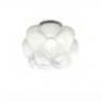 F21 E01 71 (2 colis : F21A01V 71 + F21E01S 01) Plafonnier M Verre - CLOUDY Fabbian