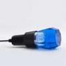 10725 BLU + 10727 Lampe a poser Hexagonale Bleu - CRYSTALED Seletti