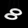 2057/J/DIM/BI Suspension Blanc O90cm - CIRCULAR POL Martinelli Luce
