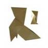 LEONIE Olive/blanc Lampe Olive/blanc - ORIGAMI LEONIE Nathalie Be