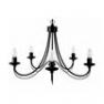 0029287 Lustre 5 Lumieres Brun antique - PAIMPOL Seynave