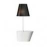 362102500 + 862284701 Lampadaire Blanc/Noir chinz - AMERICA Metalarte