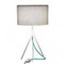 0LTXE.BAA.S600.010 fil turquoise Lampe Cotte de maille fil turquoise L - EASY Le Labo Design
