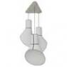 Lu3gccb Lustre 3 Lumieres Blanc/Blanc - GRAND CARGO DesignHeure
