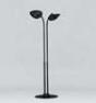 HCA2101010015 Lampadaire d'exterieur double chauffant S Noir/Noir - HOTDOOR Phormalab