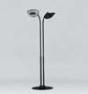 HCA2101030015 Lampadaire d'exterieur double chauffant S Noir/Chrome - HOTDOOR Phormalab