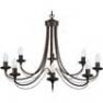 0111098 Lustre 8 Lumieres Brun antique - PAIMPOL Seynave