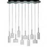 SPSPIL10CSCR12V Suspension droite 10 Lumieres Transparent - SPILLRAY AXO Light