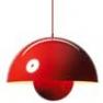 207642 Suspension Rouge O50cm - FLOWERPOT & Tradition