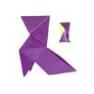 PHILOMENE Violette/soleil Lampe Violette/soleil - ORIGAMI PHILOMENE Nathalie Be