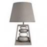0133359 Lampe a poser Gris & Blanc - SOLINE Seynave