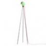 10297R Lampadaire Vert Cable Rouge - TRIPOD TOUCH 360° Azimut Industries