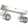 88088 Alu Barre 2 Spots Aluminium - LOFT Corep