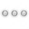 3276200101800 - 67628526 3 spots encastrables orientables Blanc - CLANE Inspire