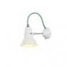 30919 Applique Blanc fil Vert - DUO Anglepoise