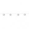 476.09 Guirlande LED Exterieur 10 Ampoules Blanc 14,5m - RICE BALL Xmas Living Glass