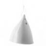 0703 Suspension porcelaine Blanc emaille O16cm - CORNETTE Tse & Tse