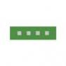 100-20C70.20N0VC/DE + 100-00269 Plafonnier Vert Clair Neutre 70cm - LARIS Nowleds