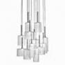 SPSPIL12CSCR12V Suspension ronde 12 Lumieres Transparent - SPILLRAY AXO Light