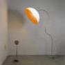IN-ES0501PBI-A Lampadaire Blanc/Orange - MEZZA LUNA PIANTANA In-es Artdesign