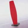 H163 Inox brosse Rouge Lampe Rouge/Inox - COLONNE Dix Heures Dix