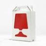 DC200A Lampe a poser Blanc/Rouge - FLAMP DesignCode