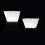 LP PIR055A Vase lumineux d'exterieur H50cm et l55cmxP55cm - Y-POT LIGHT Slide